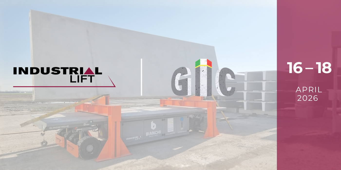Appuntamento al GIC di Piacenza con le soluzioni INDUSTRIAL LIFT per il settore precast